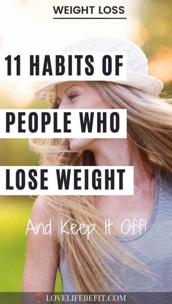 habits of people who lose weight