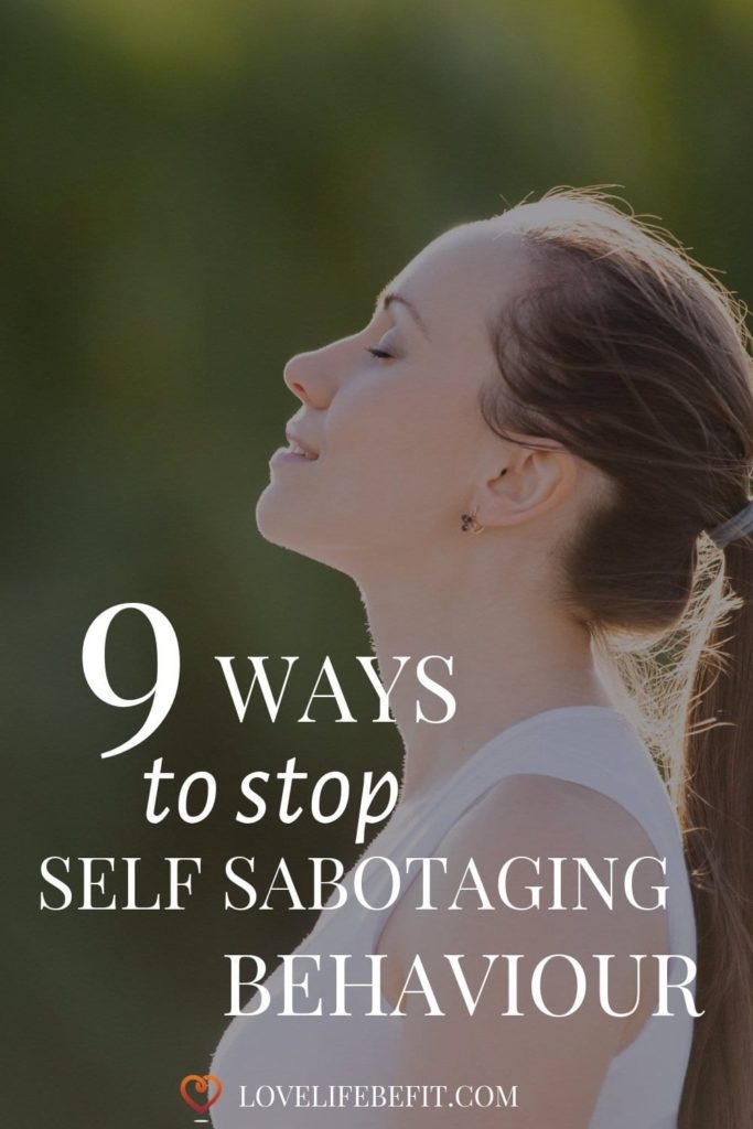 stop self sabotaging