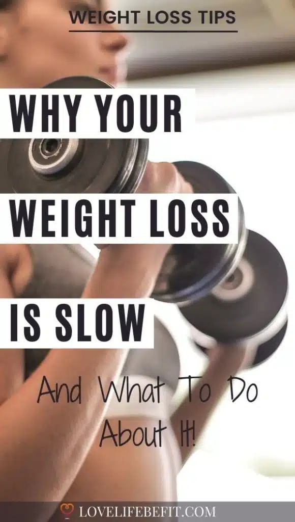 why your weight loss is slow