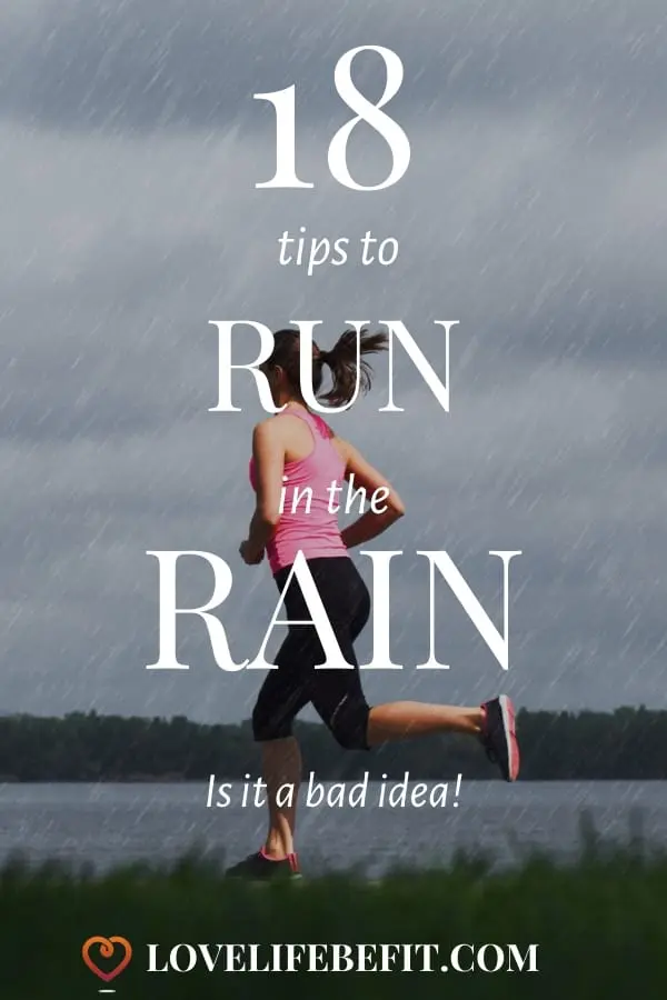 Tips to run in the rain