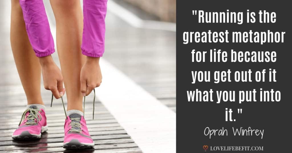 running is the greatest metaphor for life