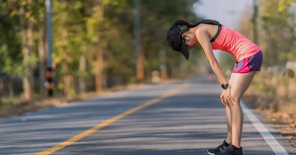 running in the heat