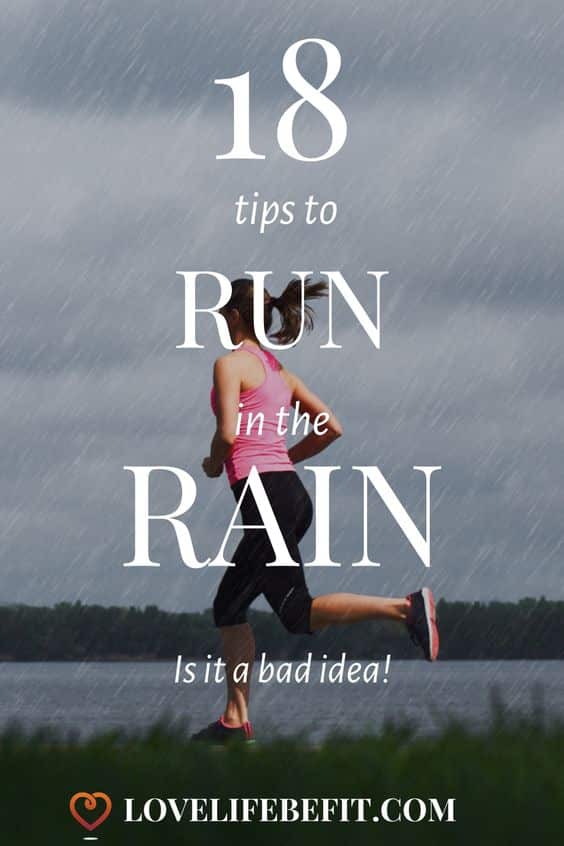 run in the rain