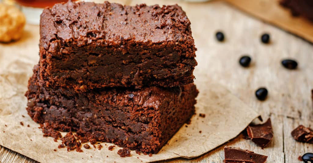 Vegan black bean brownies