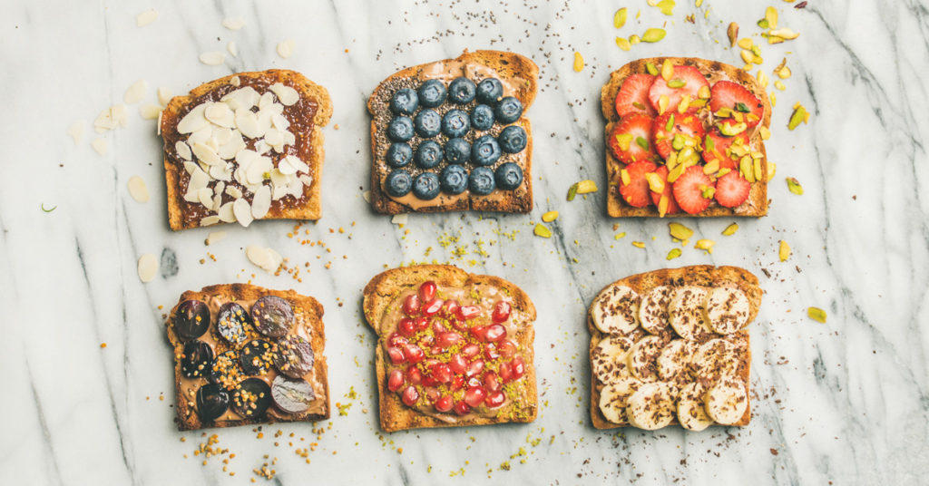 healthy breakfast snacks wholegrain toast