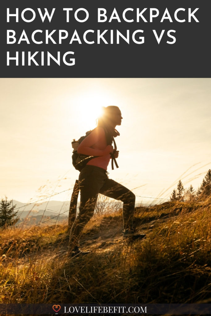 backpacking vs hiking