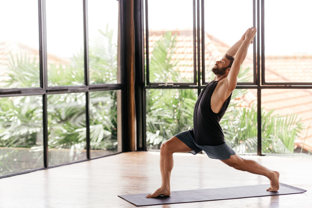 Pilates Quick Dry Yoga YogaAddict Men Yoga Stretchable Short Pants