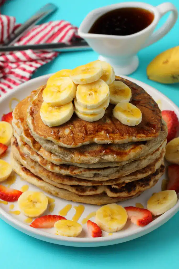 vegan banana pancakes