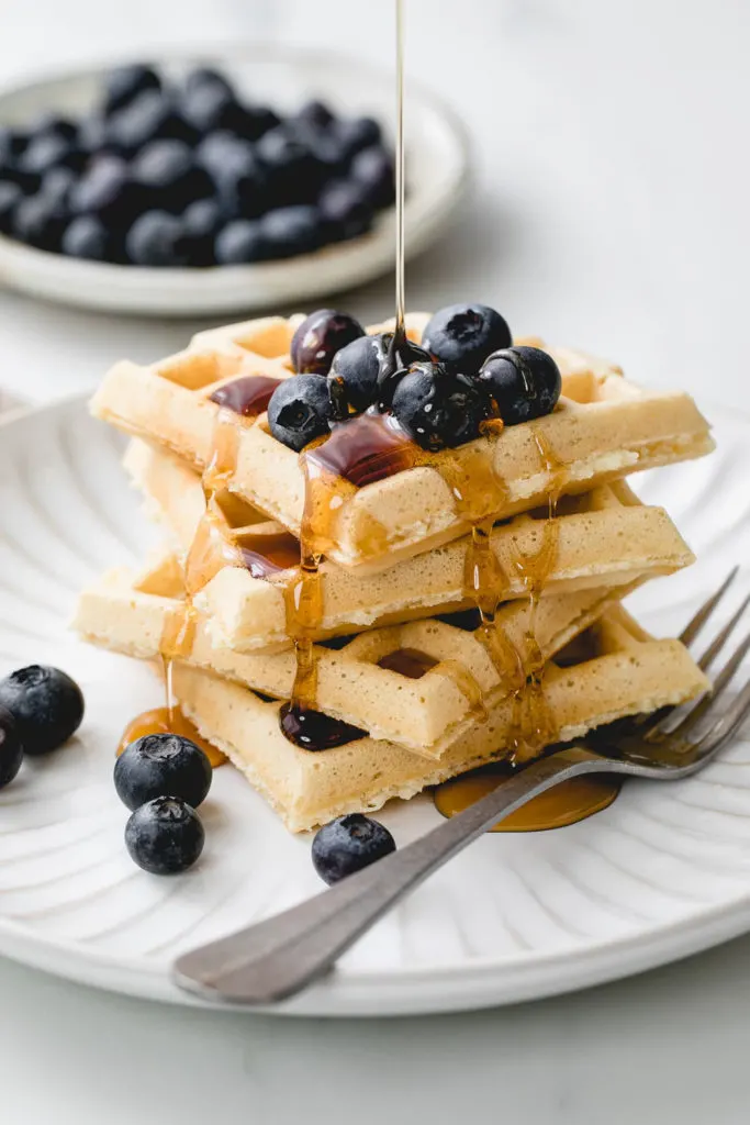 quick vegan breakfast recipes - best vegan waffles