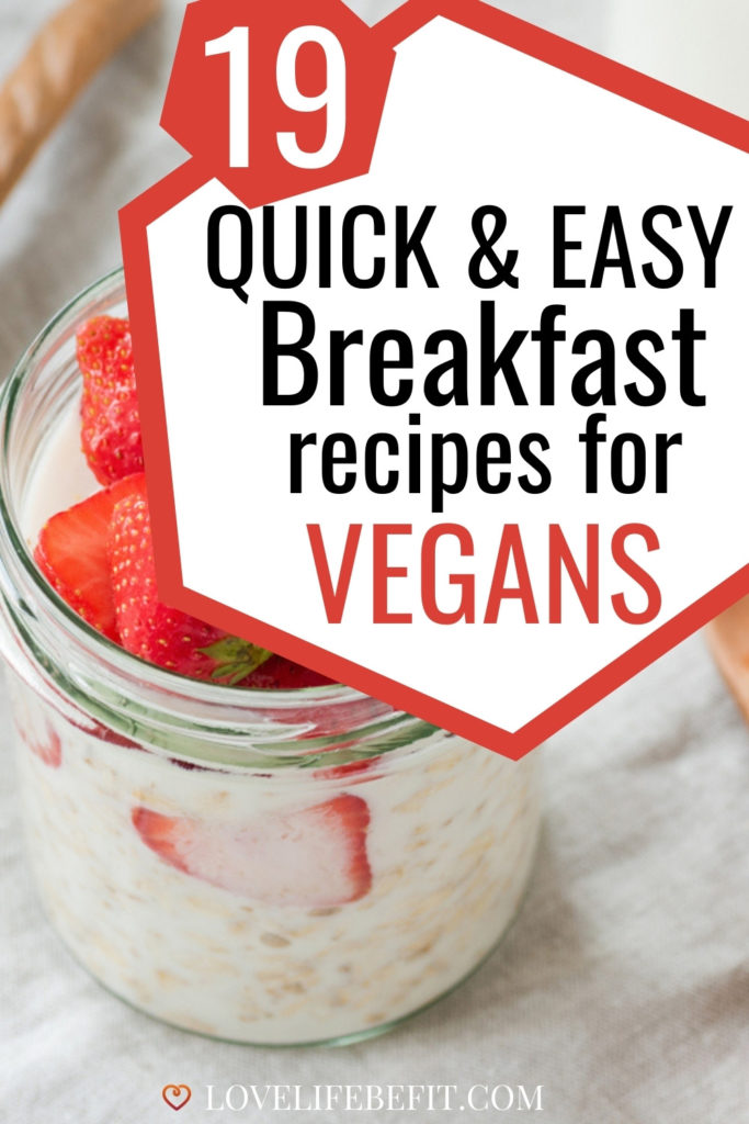 vegan breakfast recipe pin
