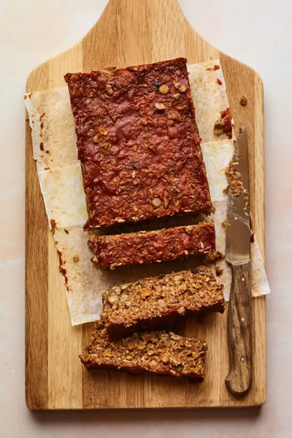 vegan lentil loaf