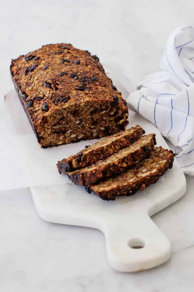 Allana's Pimpkin Cranberry Nut Seed Loaf - Flax seed recipes