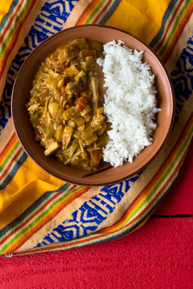 easy vegan jackfruit curry