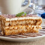 vegan tiramisu cake