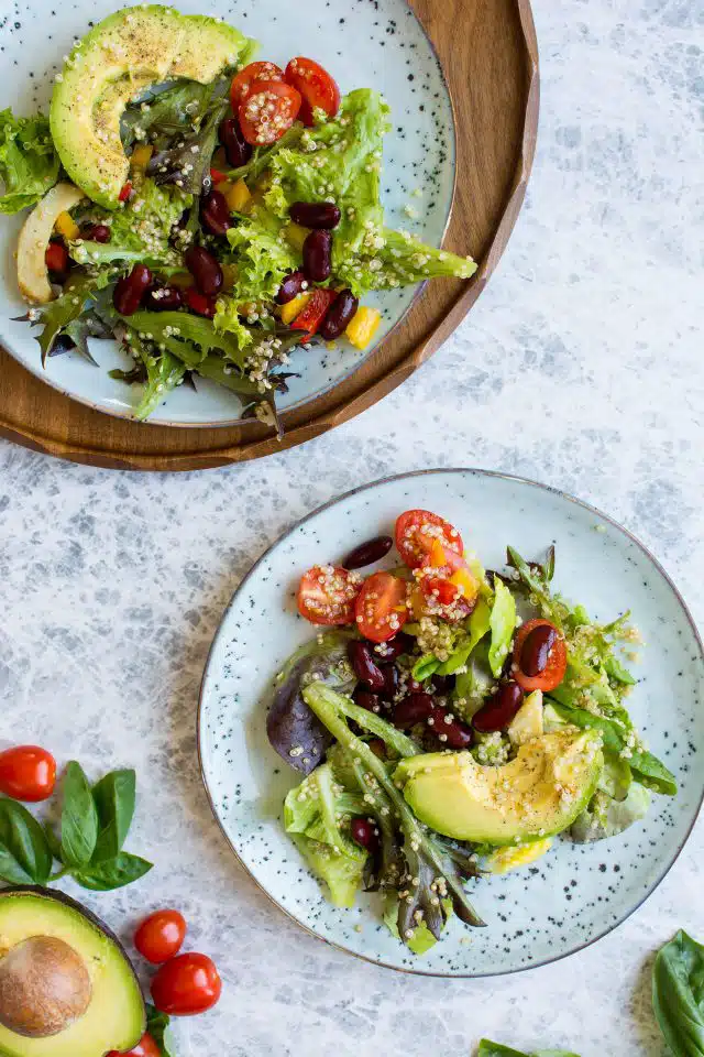 quinoa kidney bean salad