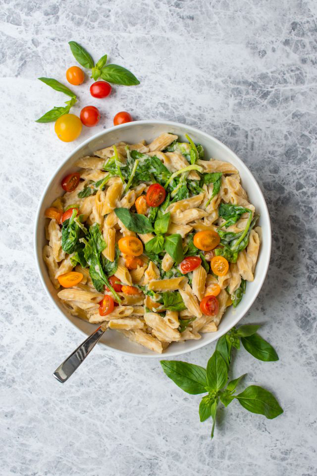creamy vegan pasta