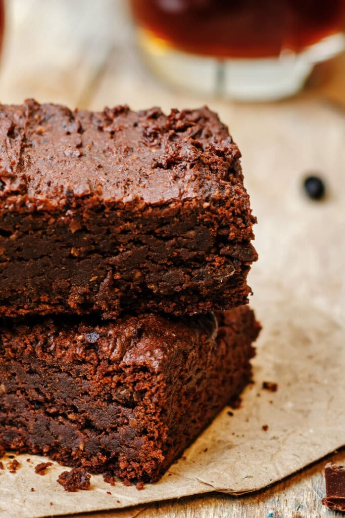 easy vegan black bean brownies