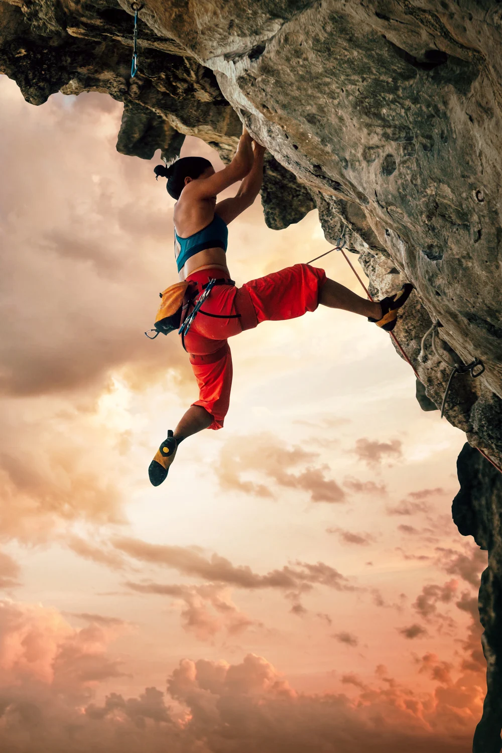 rock climbing for runners