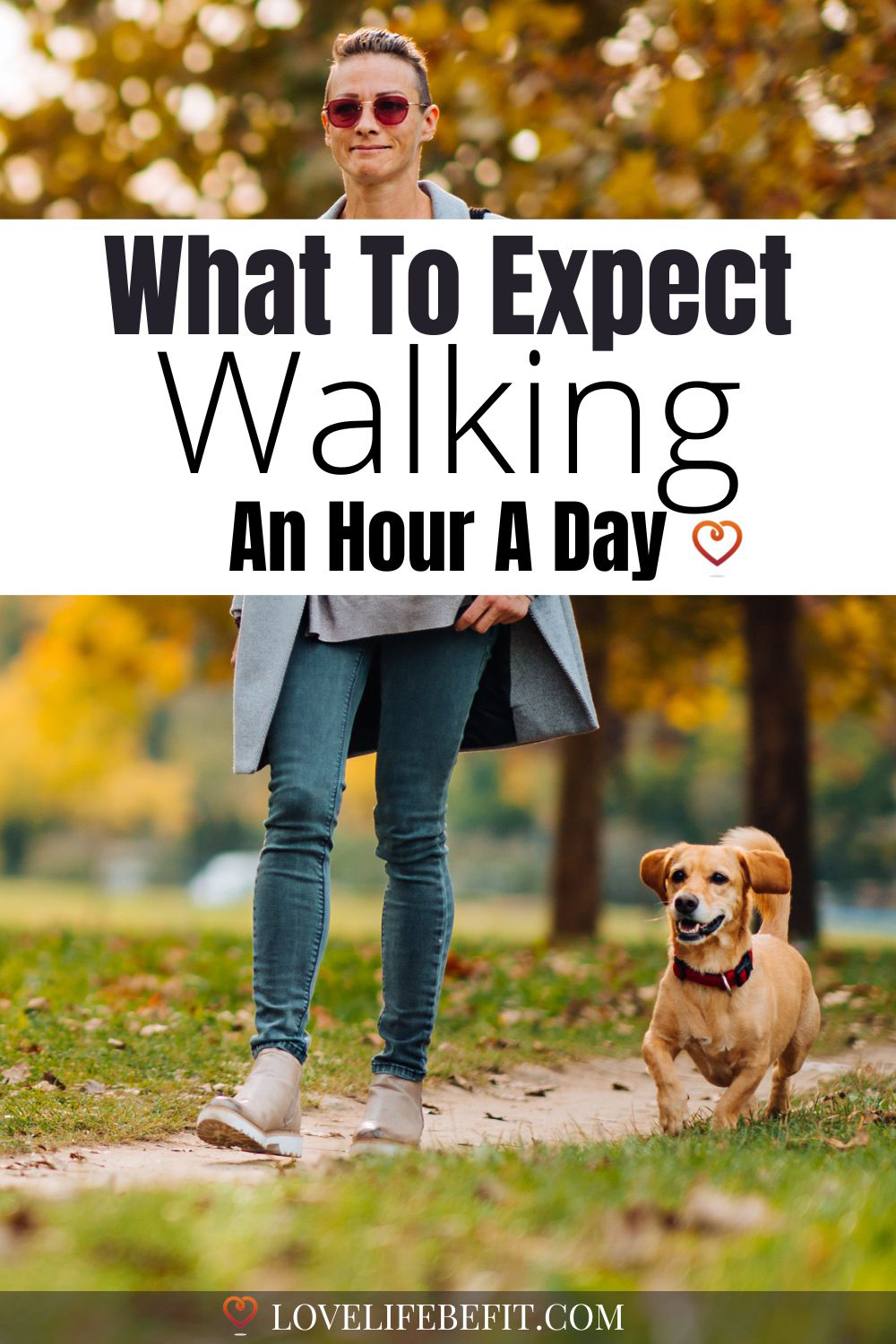 what to expect walking an hour a day