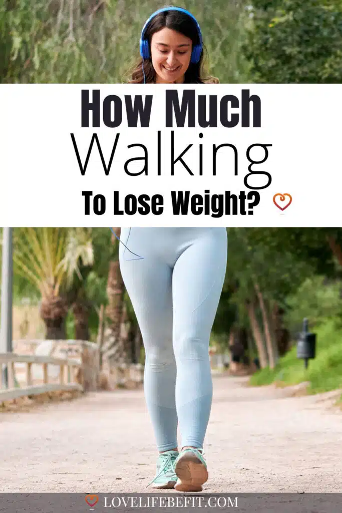 How Much Walking To Lose Weight Chart