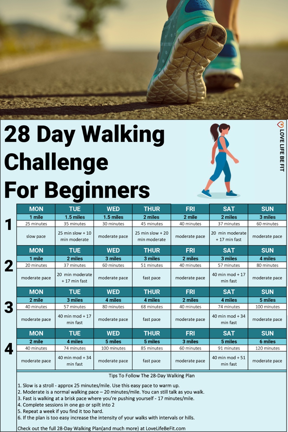 weight loss journey by walking
