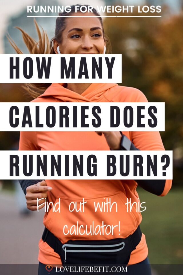 Calories Burned Running Calculator - Love Life Be Fit