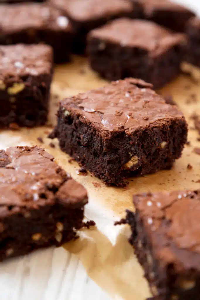 super fudgy healthy brownies