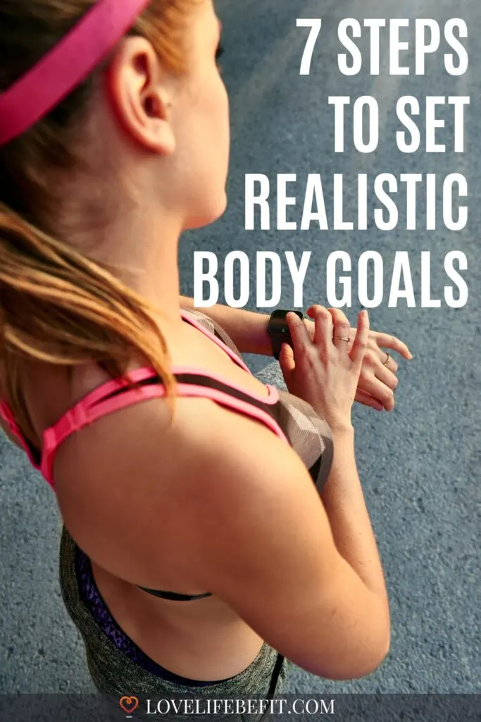 realistic fitness and body goals