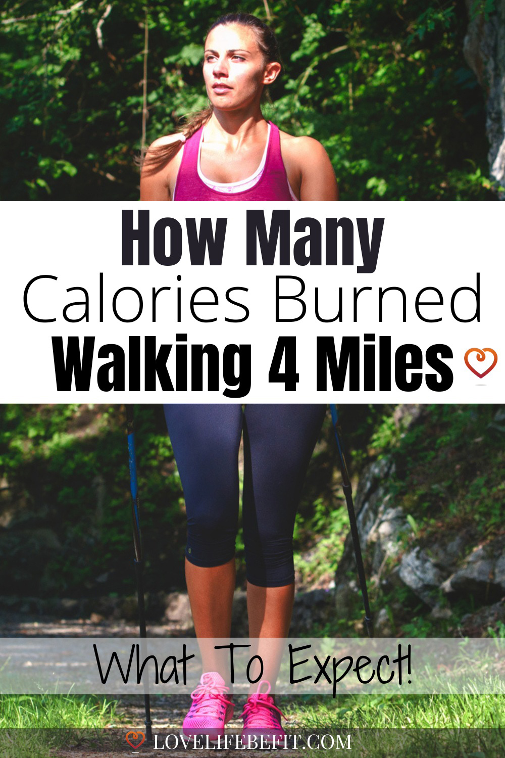 calories burned walking chart