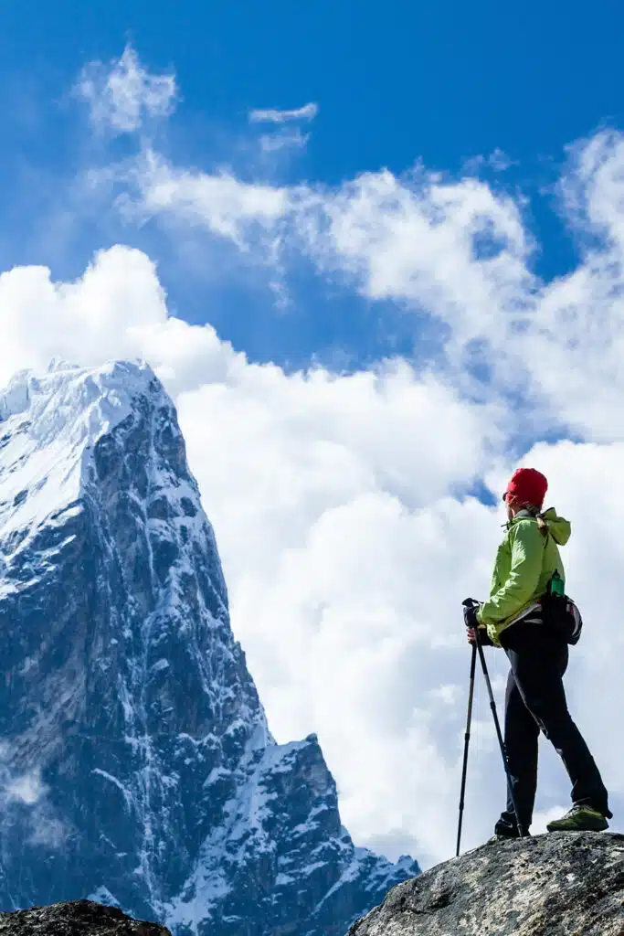 trekking at altitude