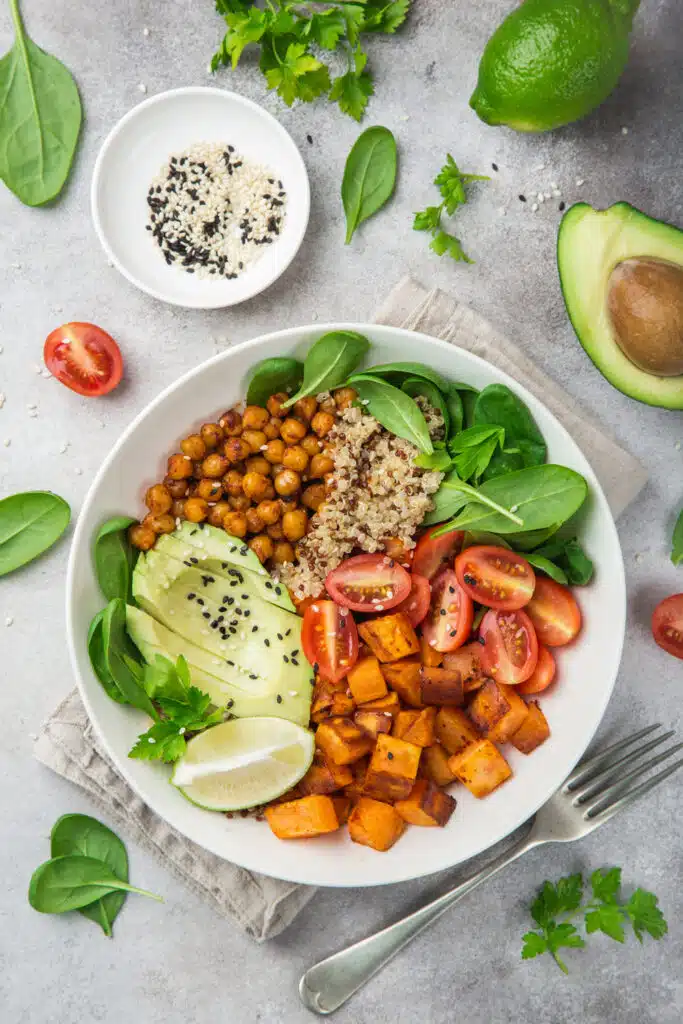 vegan meal prep bowls