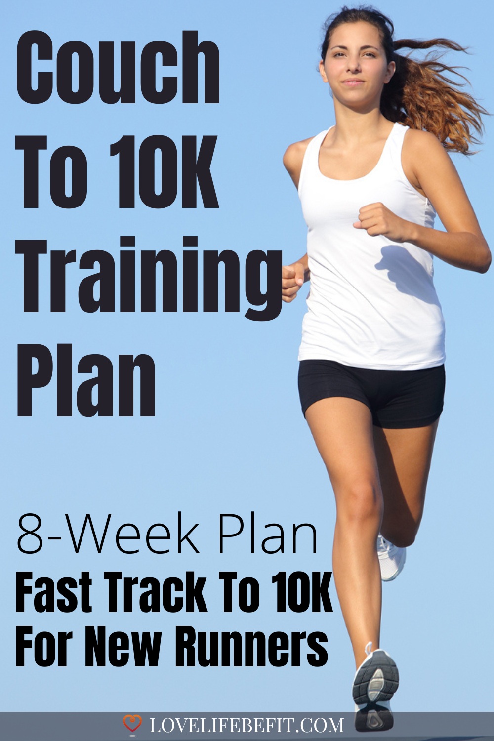 Couch to 10K 8 week training plan