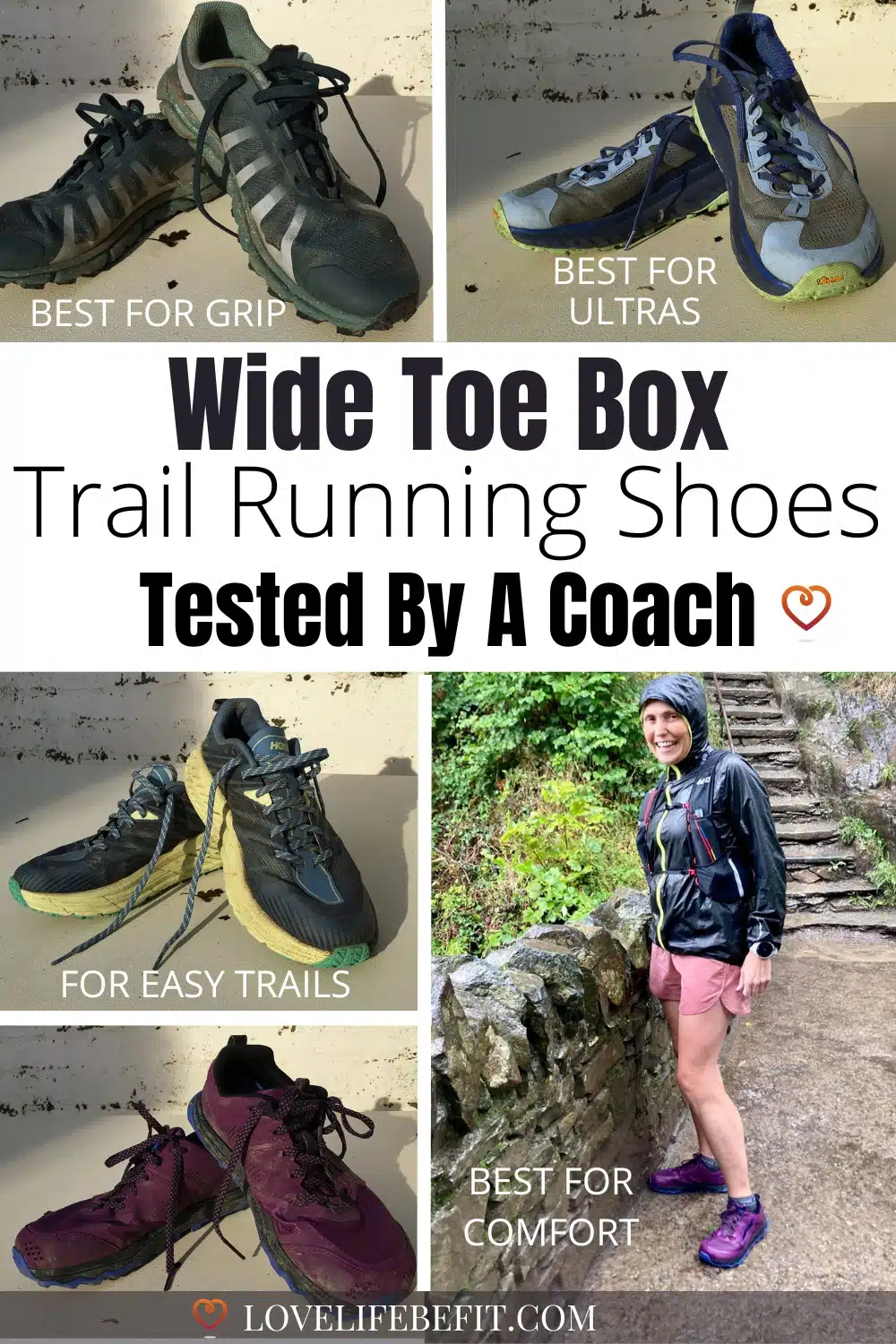 wide toe box trail running shoes