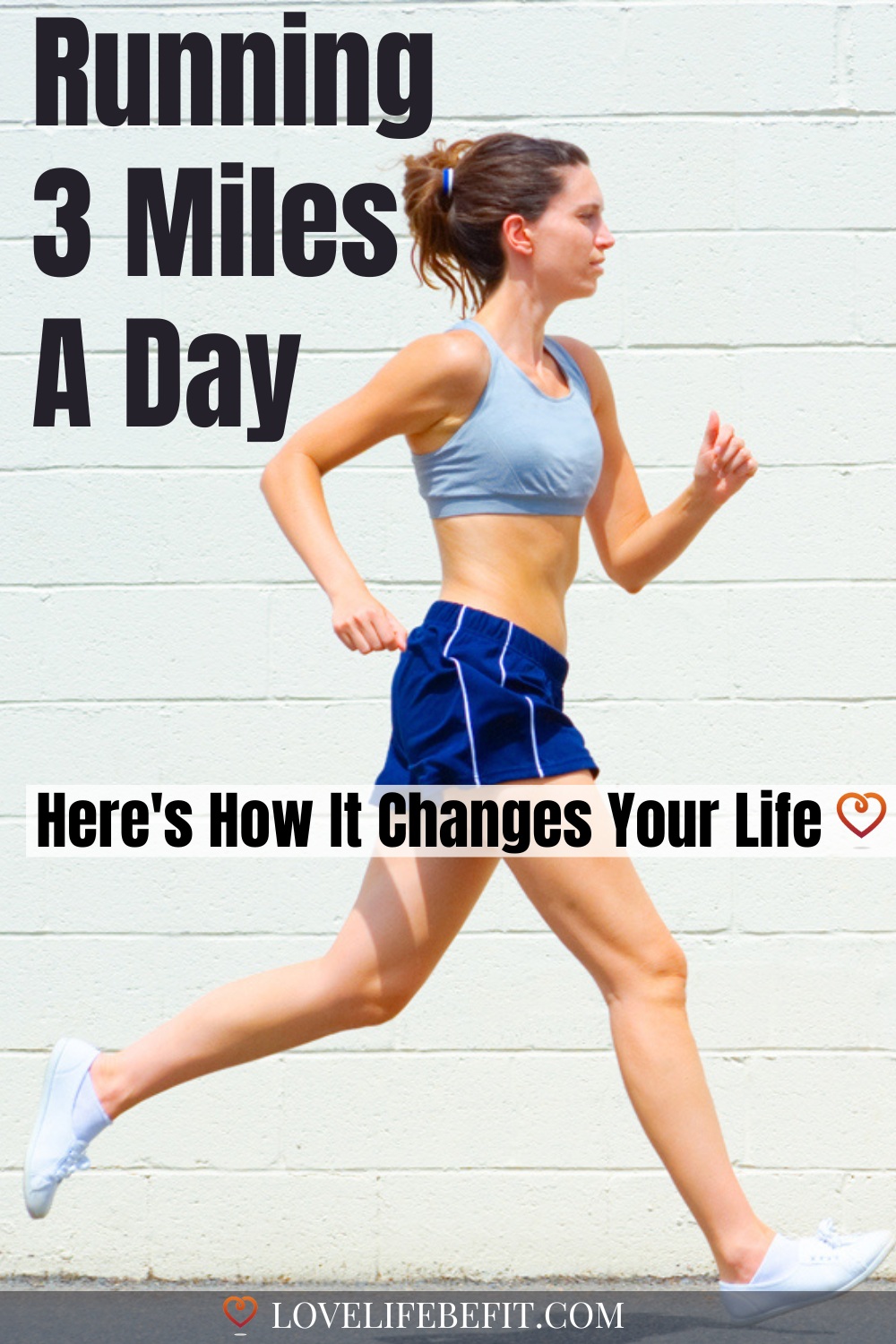 running 3 miles a day