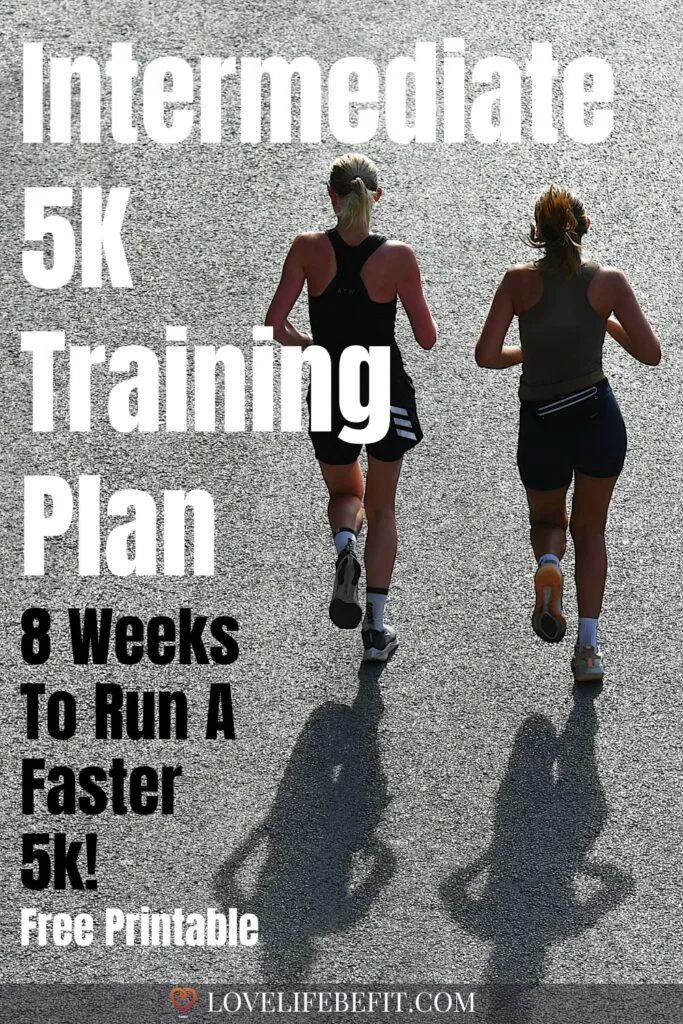 Intermediate 5K Training Plan 8 Weeks
