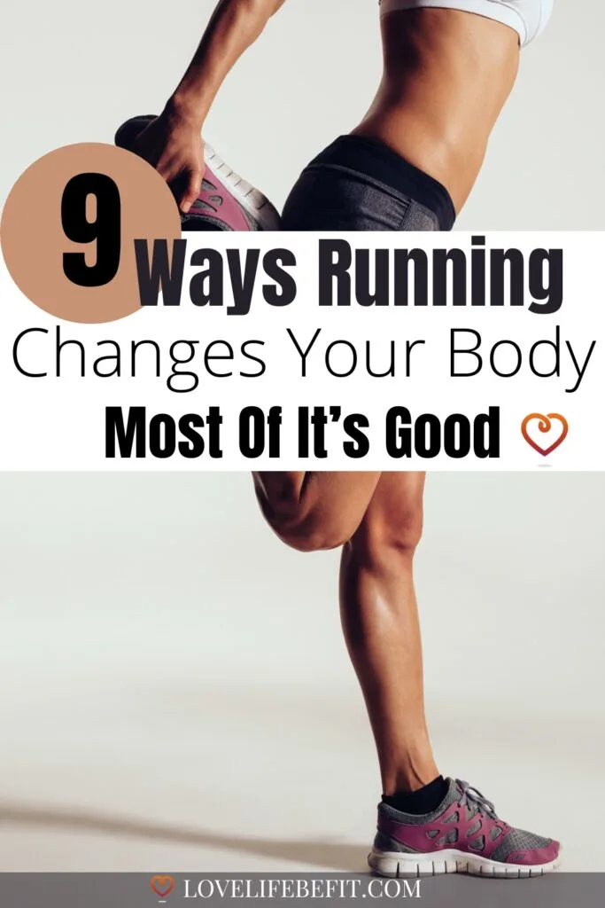 how running changes your body shape