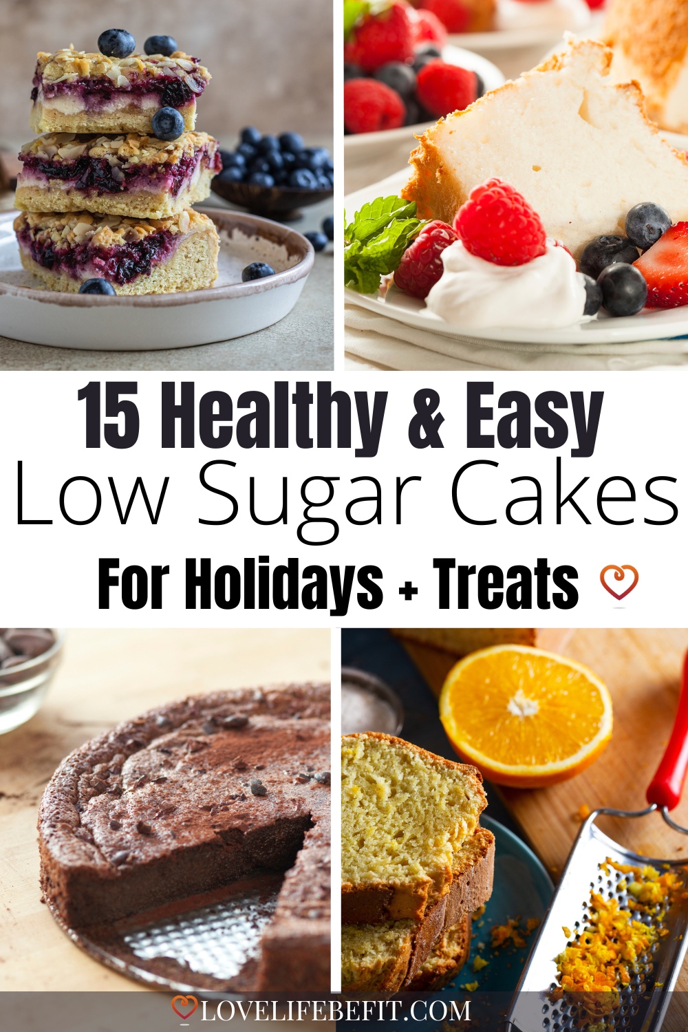 healthy low sugar cakes