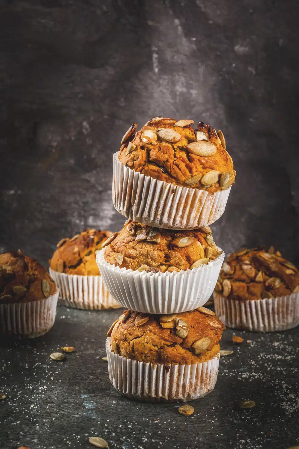 vegan pumpkin muffins