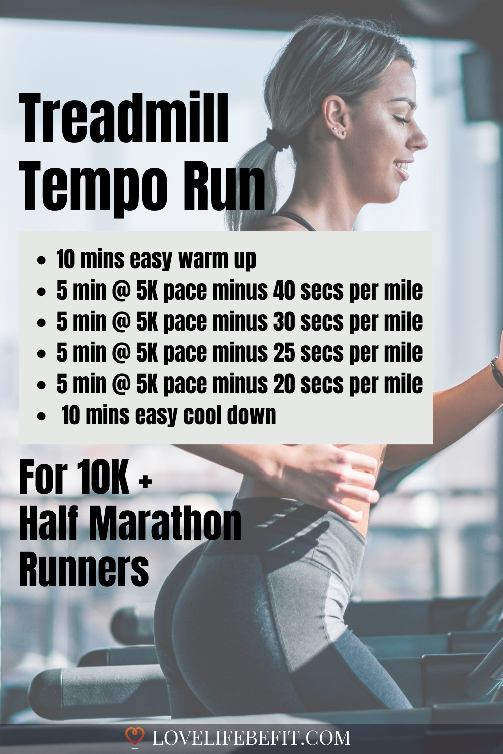 Treadmill Tempo Run