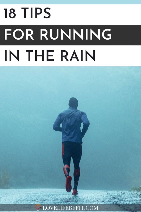 tips for running in the rain