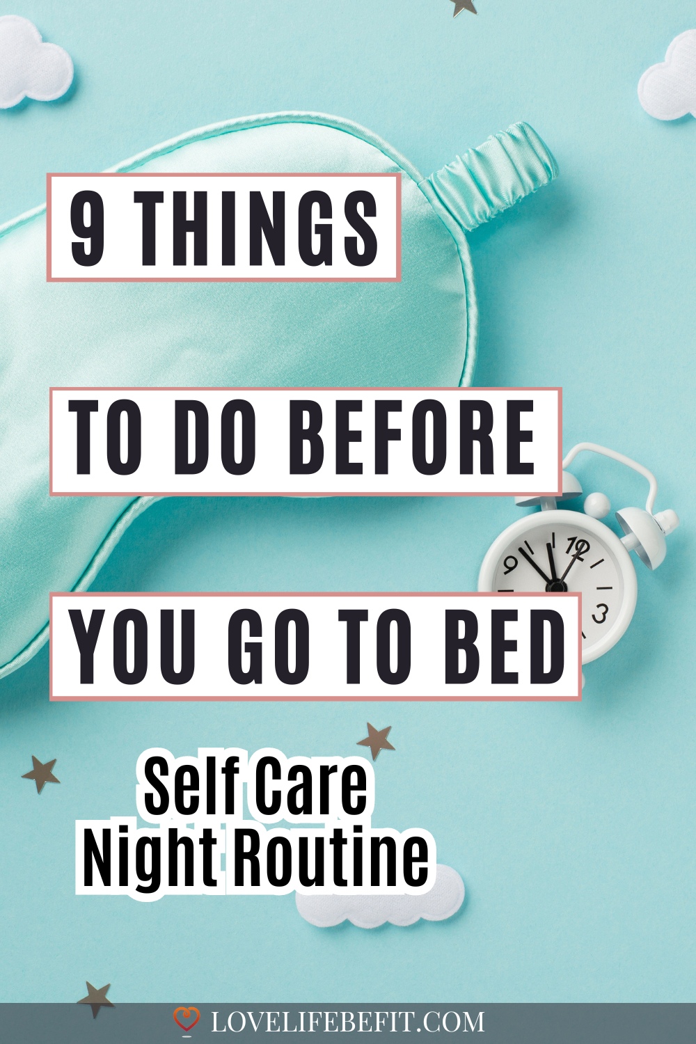 self care bedtime routine