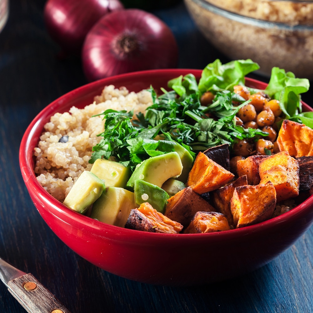 sweet potato and quinoa