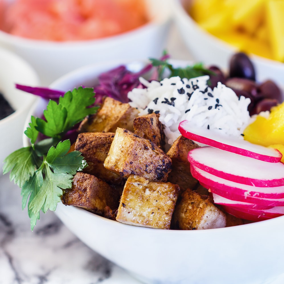 tofu and radish