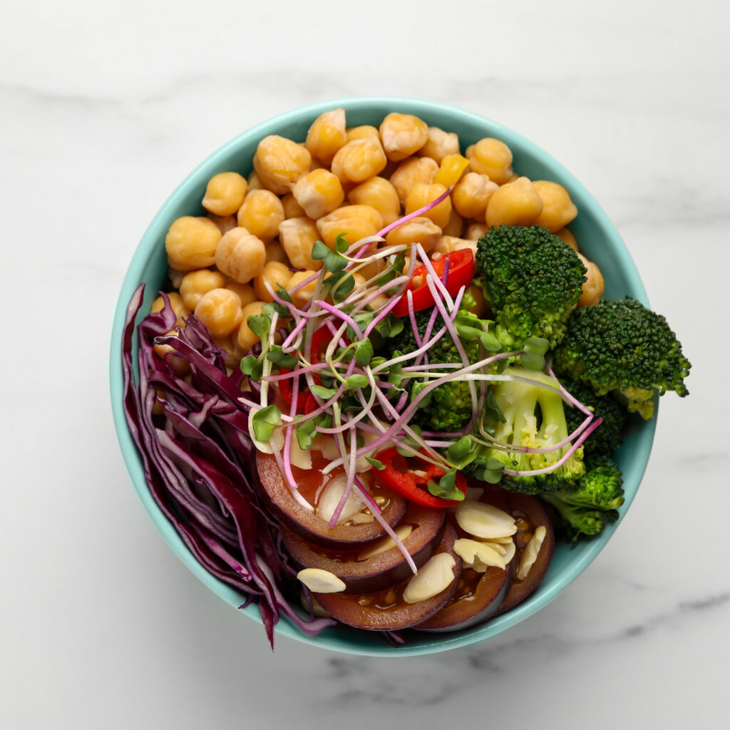 chickpea meal prep bowl
