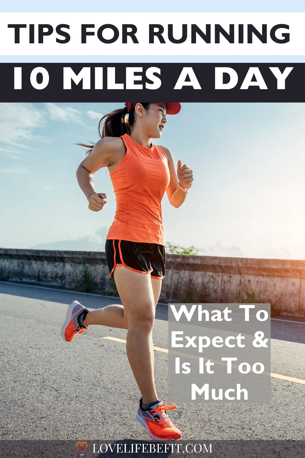 Image of a runner taking the run 10 miles a day for 30 days challenge