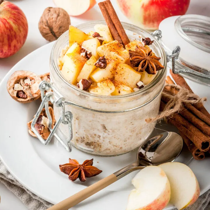 apple cinnamon overnight oats