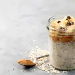 Image of peanut butter overnight oats recipe