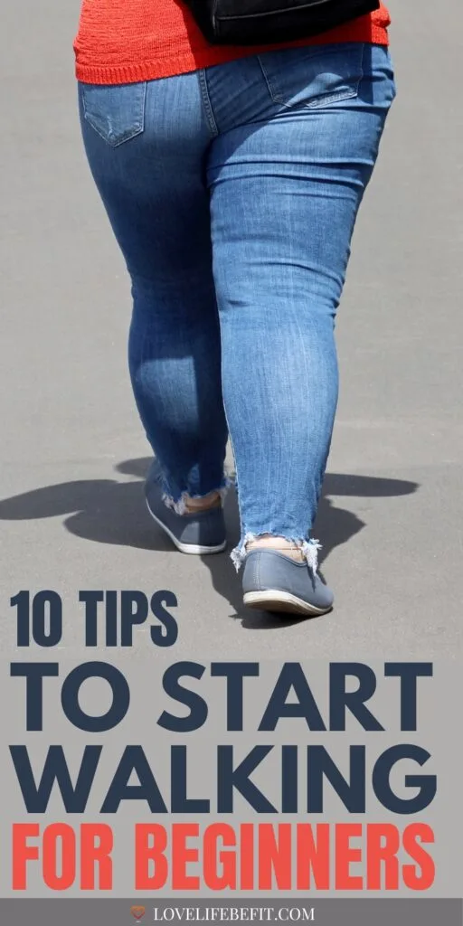 Image of a woman walking for fitness