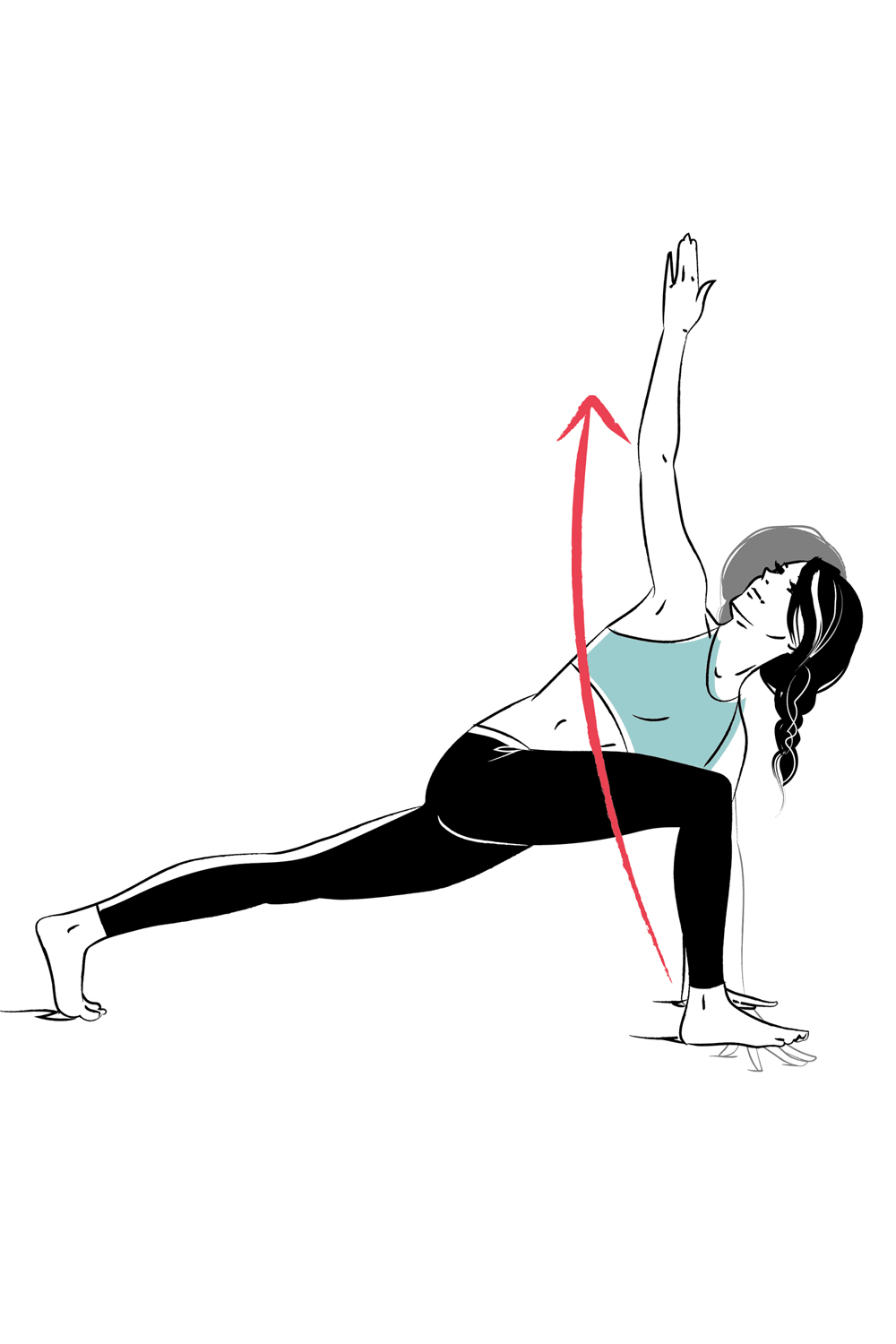 runners lunge illustration