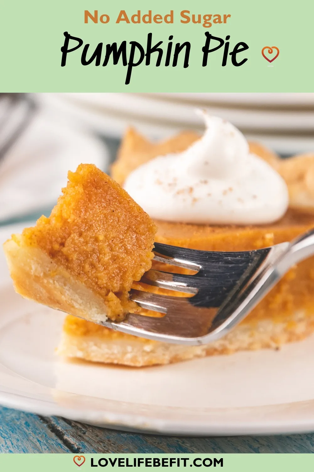 Image of low sugar pumpkin pie